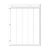 BookFactory 5 Column Columnar Pad/Five Columns Notepad Format - 50