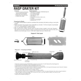 Penn State Industries PKRASP Rasp Grater Kit Woodturning Project