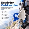 15kN Aluminum Rope Grab for Climbing Use – Adjustable Rope
