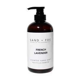 Sand + Fog French Lavender - Scented Liquid Hand Soap - Moisturizing Hand Soap - Made with Aloe - Paraben Free - 20 oz