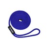 Solid Braid Nylon Dock Line - Purple, 1/2" x 15'