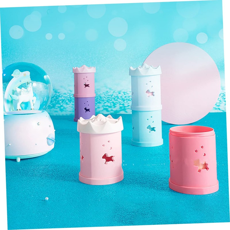 VICASKY 2pcs Adorable Makeup Sponge Storage Box Holder Travel Organizer