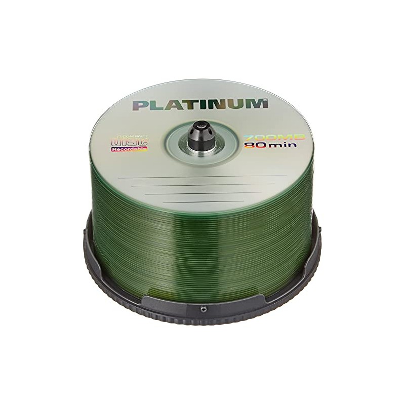 PLATINUM CD-R 700 MB CD blanks 52x speed, 80 min,