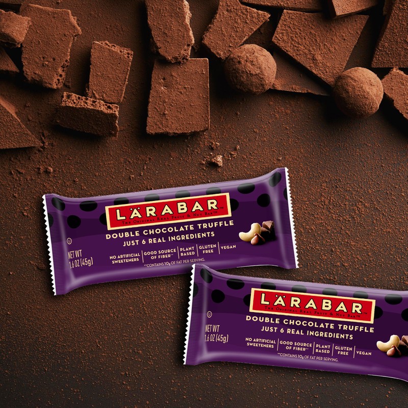 Larabar Double Chocolate Truffle, Gluten Free Vegan Fruit & Nut