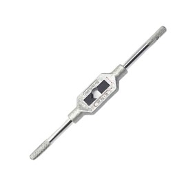 Adjustable Tap Wrench Handle, for Metric M1-M12 W1/16-1/2 Taps, Thread Tap Holder Reamer Hand Tapping Tool for Machinist Repair, Medium Carbon Steel Handle with Nickel Plated，tap Wrench