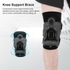 Inflated Knee Compression Brace Improve Stability Knee Support Wraparound Strap