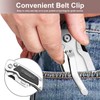 Harita Box Cutter Utility Knife with Quick Change Blades, Stainless