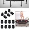 SquEqu 8 Pack Mini Rebounder Leg Floor Protectors 1" Round
