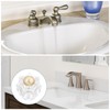 sourcing map Bathroom Faucet Knobs Replacement, 4Pcs Acrylic Hot and