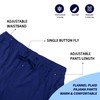 Bintangor Pantalones de pijama para hombre, 100% algodón, cintura elástica,