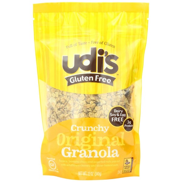 Udis Gluten Free Original Granola, 12 Ounce -- 6 per case.