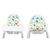 for IKEA High Chair Cushion,with High Chair Pocket Pouch(Dinosaur)