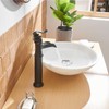 BWE Bronze Vessel Sink Faucet Waterfall Single Handle Bathroom Faucet