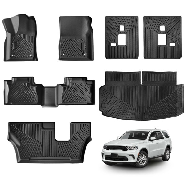 JAOGAUS- Floor Mats & Cargo Liner Set for Dodge Durango