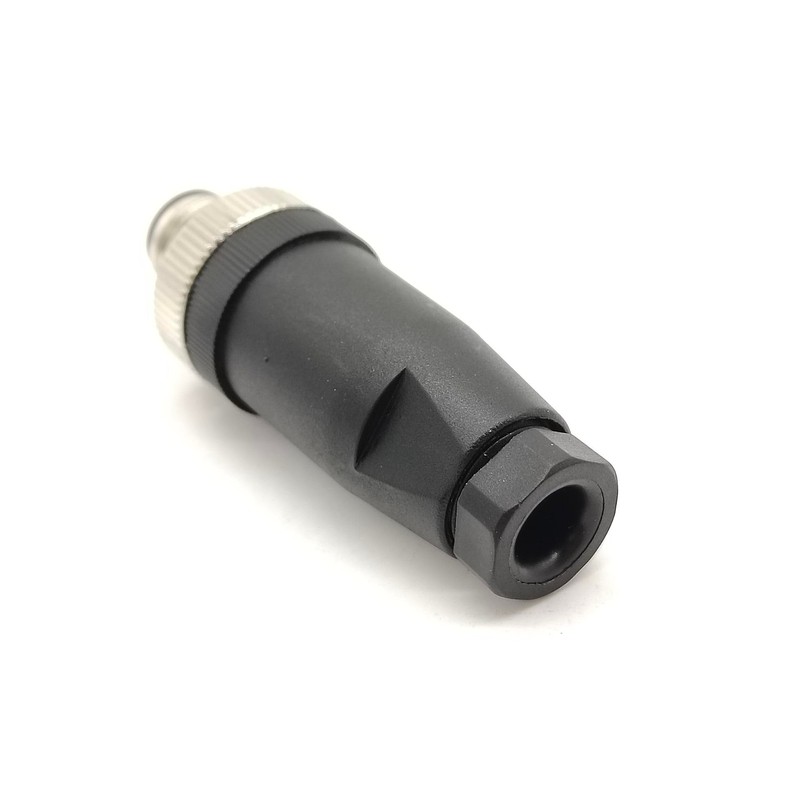 Elecbee 2PCS M12 8-Pin Connector Plug, 12 mm Sensor Cable