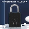 Smart Fingerprint Password Padlock Card APP Key Access Theft Proof