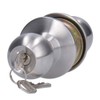 Lock Prolok 21POP Pomo cilíndrico bola función entrada, acero inoxidable,