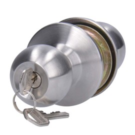 Lock Prolok 21POP Pomo cilíndrico bola función entrada, acero inoxidable, llave estándar, en caja