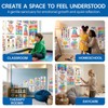 YUSPENYE 14pcs Calming Corner Posters, 11x14in SEL Classroom Decor