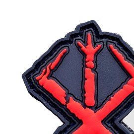 Red Berserk Brand of Sacrifice Anime Manga PVC Patch