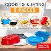 Rapid Brands Deluxe 9-Piece Microwave Cookware & Dinnerware Set |