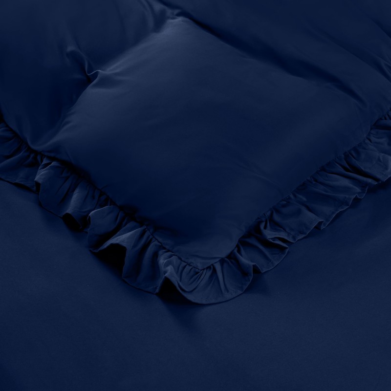Utopia Bedding Ruffle Duvet Cover - Single Duvet Cover Set