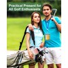 Swooflia 2 Pcs Golf Club Range Chart Card - Women
