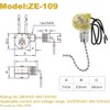 Ceiling Fan Light Switch Zing Ear Pull Chain Switch ZE-109