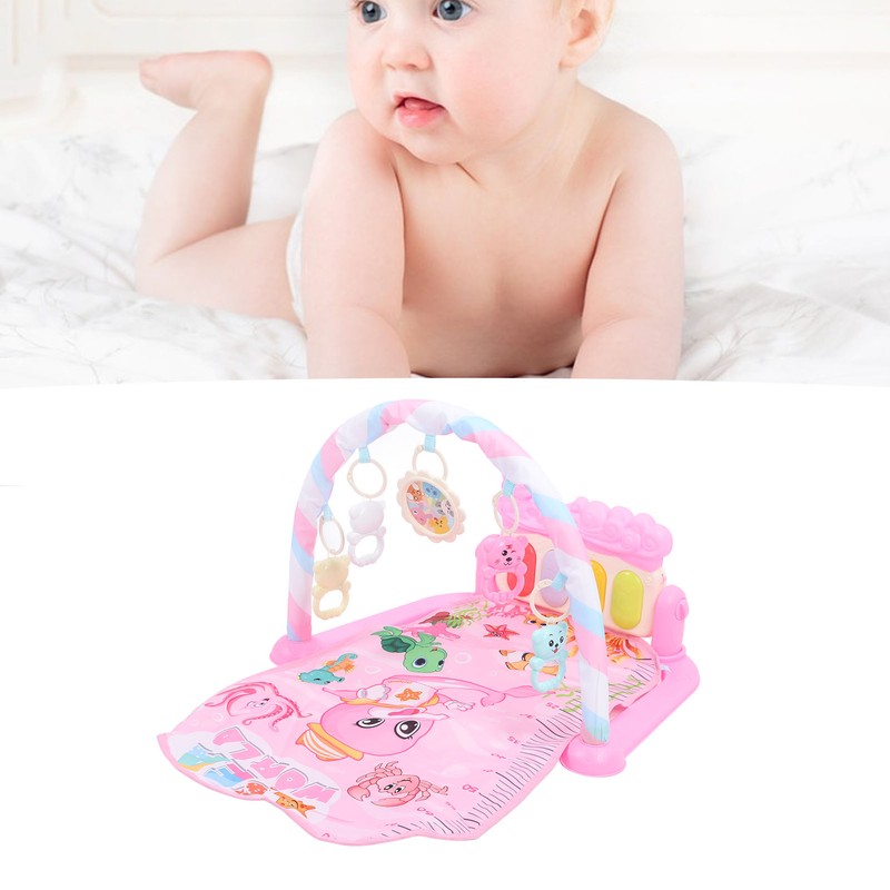 Baby Gyms Play Mat Piano Tummy Time Musical Activity Early