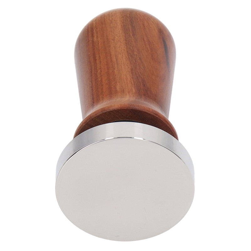 Coffee Tamper Separate Design Stainless Steel Ergonomic Wood Handle Portable