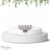 Parcelona French Small Rain Drop 2 3/4 Inches Celluloid Claw