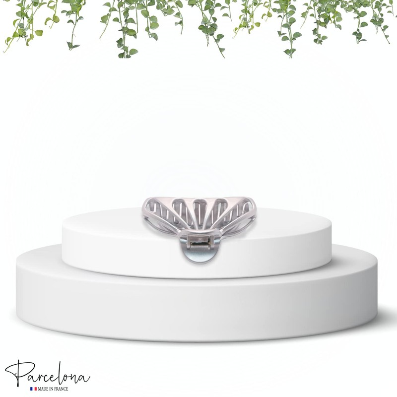 Parcelona French Small Rain Drop 2 3/4 Inches Celluloid Claw