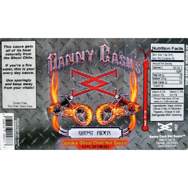 DANNY CASH GHOST RIDER NAGA JOLOKIA BHUT GHOST CHILE HOT