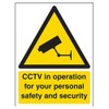 V Safety Security Notice, CCTV In Operation For Your Own