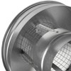 6" Inch Round Galvanized Steel Roof Cap with Mesh -