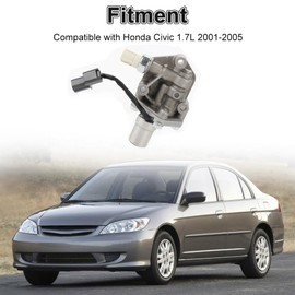 WMPHE VTEC Solenoid Spool Valve with Gasket Compatible with Honda Civic 1.7L 2001-2005 Replacement for 15810-PLR-A01 15810PLRA01 916-707