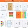 AQTAQ A5 Refill Paper Set, 6 Hole Paper, A5 Notepad