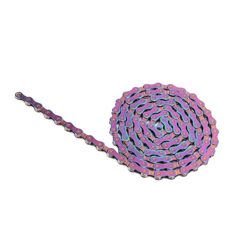 Mountain Bike Chain Fully Plated Rustproof Colorful 11 Speed Bicycle
