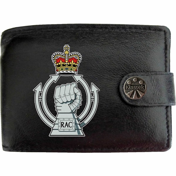 Klassek The Royal Armoured Corps Image Men Wallet Real Leather