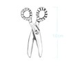 Scissor Stud Earrings in Nickel-Free 925 Sterling Silver with Butterfly