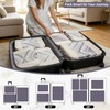Extra Large Compression Packing Cubes for Carry On, 4 Set
