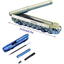 Antianxia 3Pcs Black Neutral Pen, 0.5mm Nib, Comfortable Grip, Smooth Writing Pull-Out