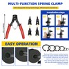 Erzekrim 261 Piece C-Clip Retaining Ring Set 24 Different Sizes