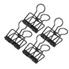 50Pcs Hollow Binder Clips Metal Paper Binder Clips for Documents