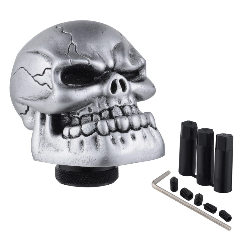 Padaodao Skull Shifter Knob Big Teeth Gear Shift Lever Head