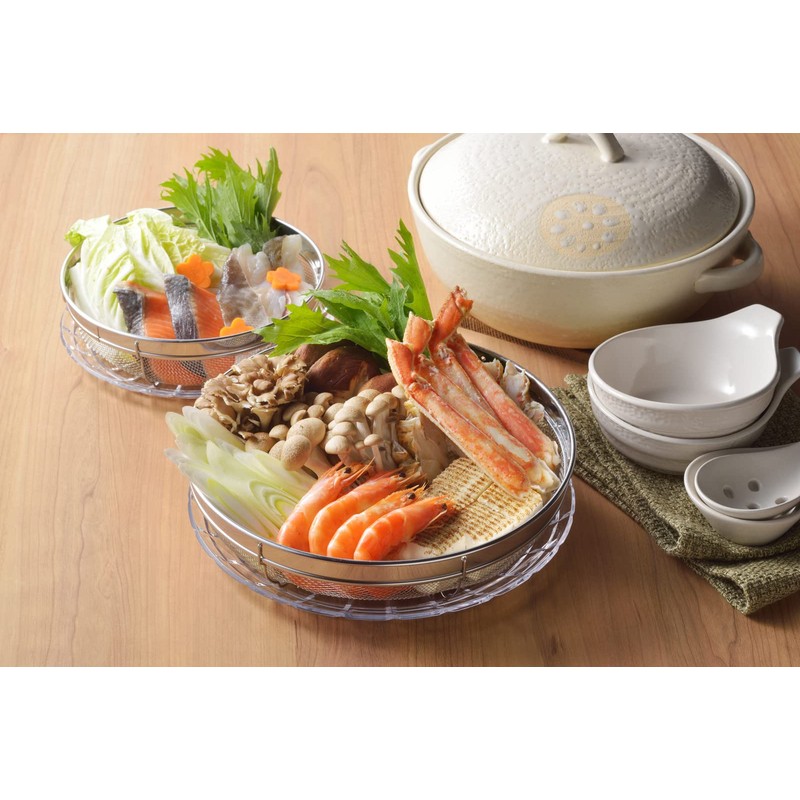 Yoshikawa SJ3356 Strainer Shallow Shape, Made in Japan, 7.5 inches