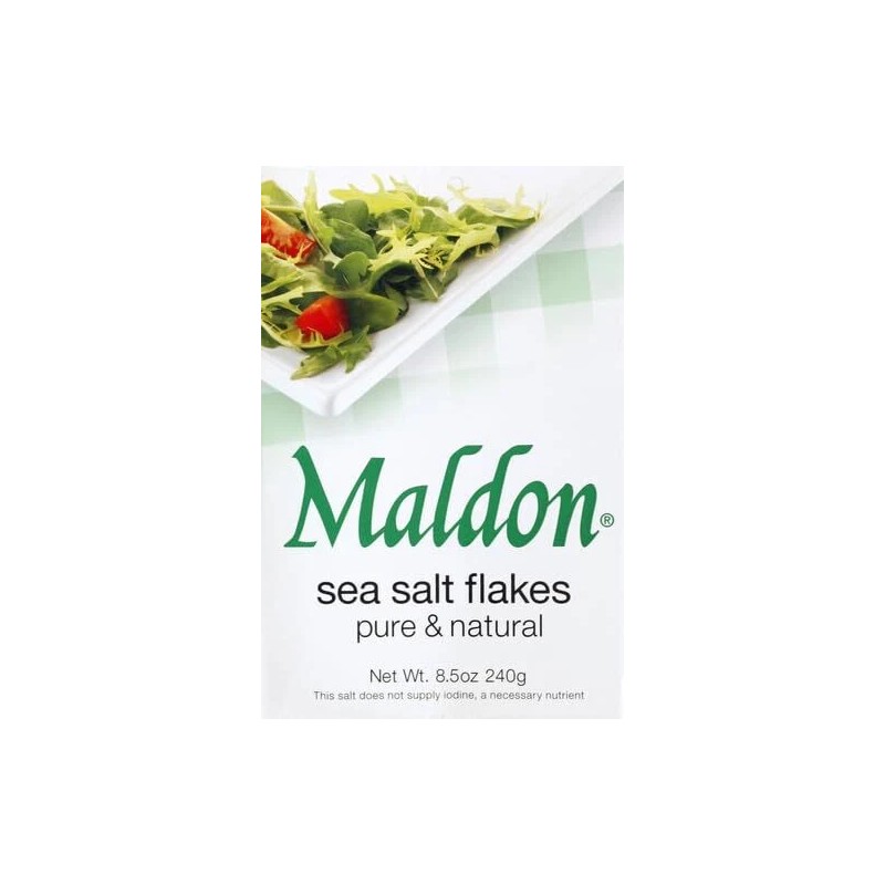 Maldon Salt Sea Salt Flakes 8.5 oz (240 g) Natural