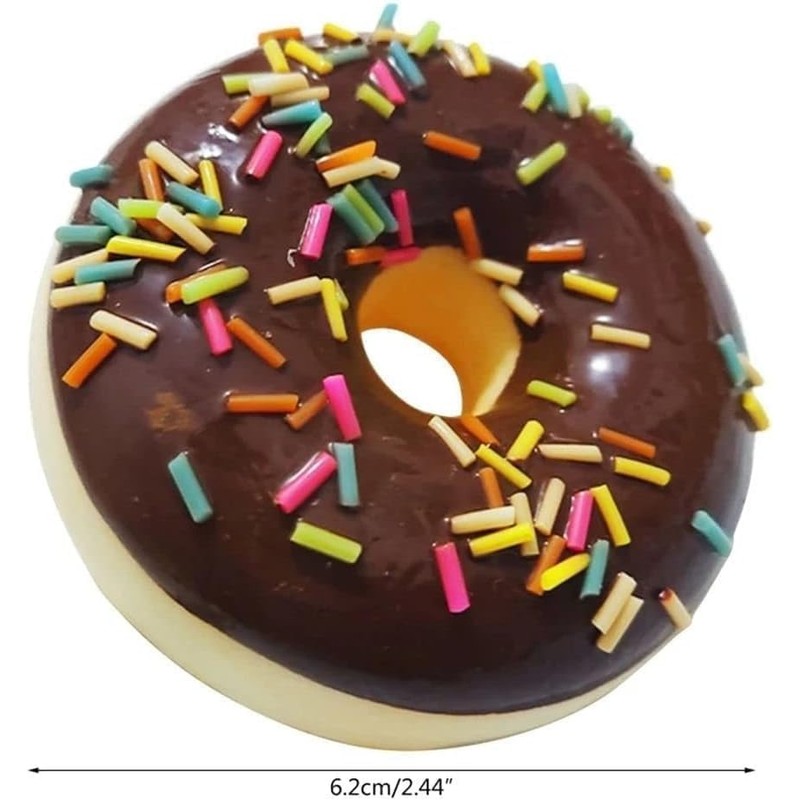 Opemg 2Pcs Realistic Artificial Fake Donuts Food Fake Cakes Desserts
