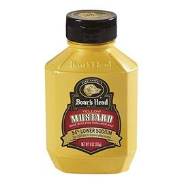 Boar's Head 54% Lower Sodium Yellow Mustard, 9 oz