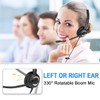 Phone Headset Noise Cancelling Mic RJ9 U10P Bottom Cable Compatible